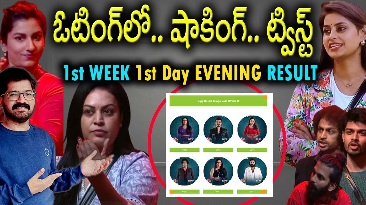 BB telugu 8 voting results week 1