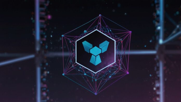 Hydrex (HYDX) Token Logo on Base Blockchain Official Hydrex (HYDX) logo with a futuristic purple and blue design, showcasing interconnected DeFi nodes on the Base blockchain.